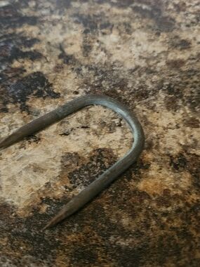 Antique Hand-forged Wrought Iron Hook 3.25”